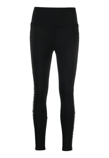 Michael Michael Kors logo-tape high-waisted leggings - Schwarz