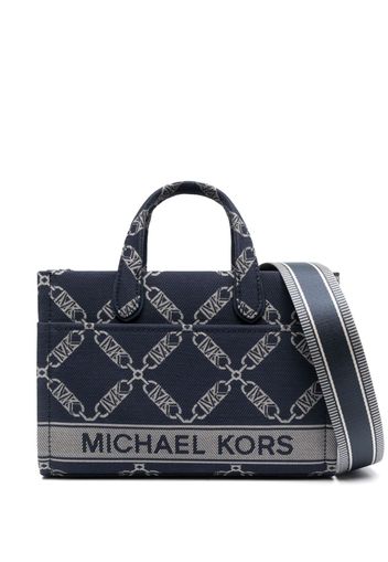 Michael Michael Kors Gigi Empire logo-jacquard tote bag - Blau