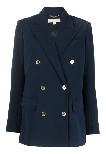 Michael Michael Kors logo-button double-breasted blazer - Blau