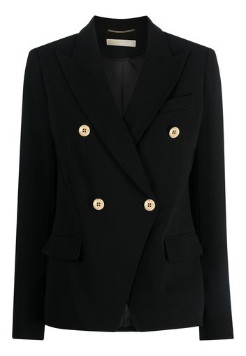 Michael Michael Kors Crepe double-breasted blazer - Schwarz