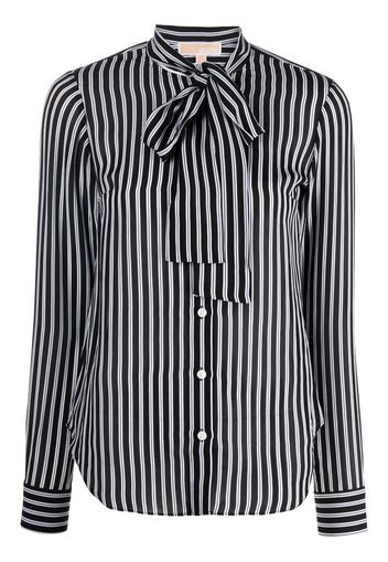 Michael Michael Kors pussy-bow collar shirt - Schwarz