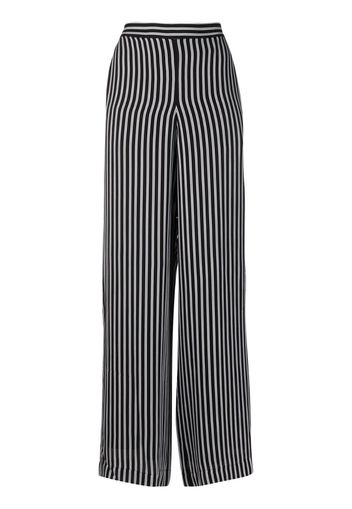 Michael Michael Kors striped wide-leg trousers - Schwarz