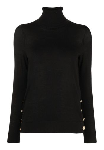 Michael Michael Kors roll-neck merino-wool jumper - Schwarz