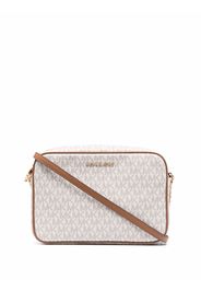 Michael Michael Kors Jet Set leather crossbody bag - Nude