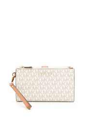 Michael Michael Kors Jet Set Portemonnaie mit Monogramm - Nude