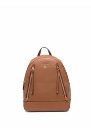 Michael Michael Kors Brooklyn pebble-texture backpack - Braun