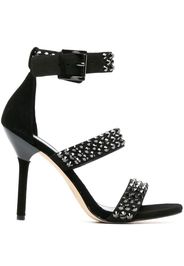 Michael Michael Kors Amal Astor Stud-detailed heeled sandals - Schwarz