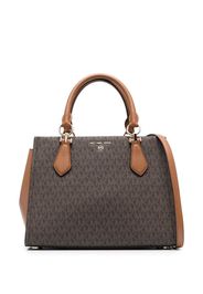 Michael Michael Kors monogram-pattern tote bag - Braun