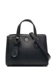 Michael Michael Kors logo-plaque leather tote bag - Schwarz