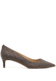 Michael Michael Kors Alina 50mm monogram-print pumps - Braun