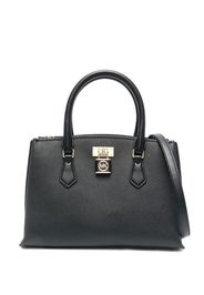 Michael Michael Kors padlock-detail leather tote bag - Schwarz