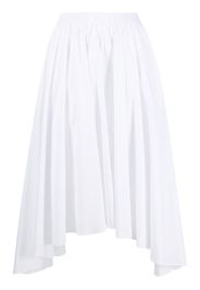 Michael Michael Kors high-waisted asymmetric-hem skirt - Weiß