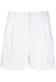 Michael Michael Kors high-waist linen-blend shorts - Weiß