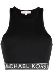 Michael Michael Kors logo-underband racerback tank top - Schwarz