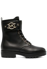 Michael Michael Kors Rory lace-up leather boots - Schwarz