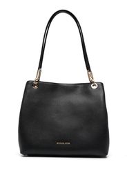 Michael Michael Kors Kensington logo-plaque leather tote bag - Schwarz