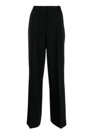 Michael Michael Kors high-waisted tailored-cut trousers - Schwarz