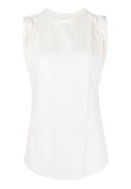 Michael Michael Kors pleat-detailing tank top - Nude