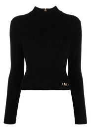 Michael Michael Kors high-neck chunky-knit jumper - Schwarz