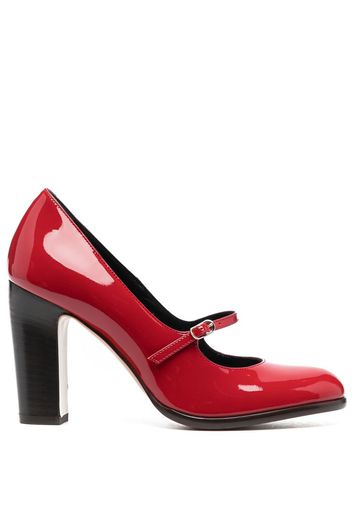 Michel Vivien Capucine buckled leather pumps - Rot