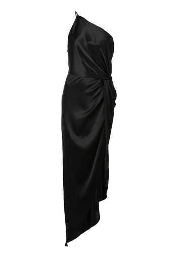 Michelle Mason Abendkleid mit Knotendetail - Schwarz