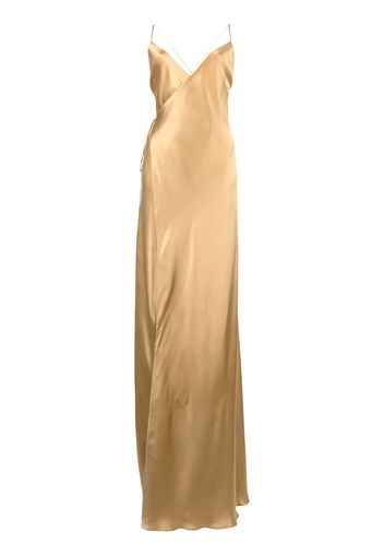 Michelle Mason Gewickeltes Abendkleid - Gold