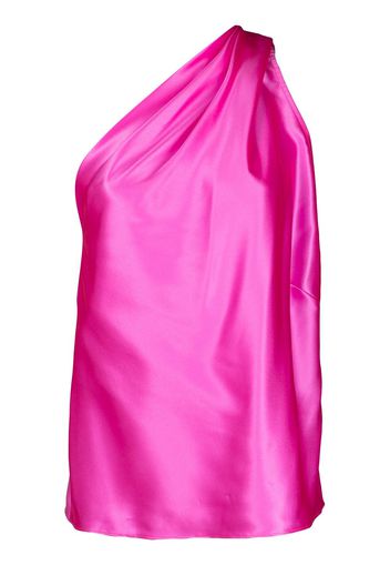 Michelle Mason Asymmetrische Bluse mit Drapierung - Rosa