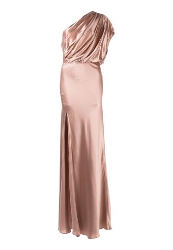 Michelle Mason Asymmetrisches Abendkleid - Rosa