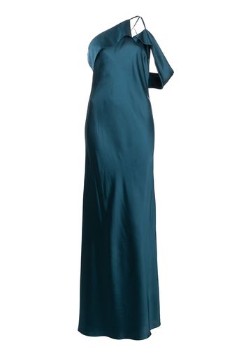 MICHELLE MASON Asymmetrisches Abendkleid - Blau
