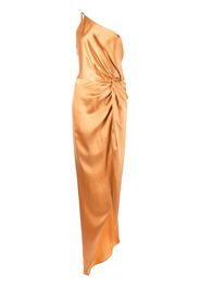 Michelle Mason Asymmetrisches Abendkleid - Orange