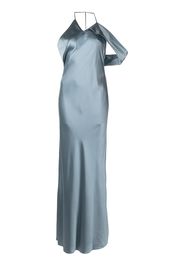 Michelle Mason Seidenkleid mit Drapierung - Blau