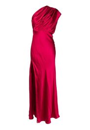 Michelle Mason asymmetric open-back gown - Rot