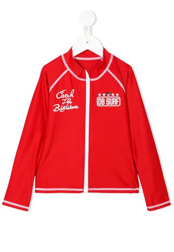 Miki House 'Catch The Big Wave' Jacke - Rot