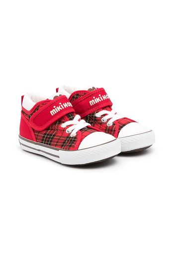 Miki House Sneakers mit Klettverschluss - Rot