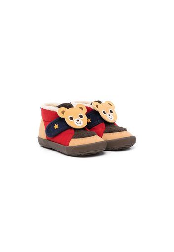 Miki House Sneakers mit Teddy - Braun