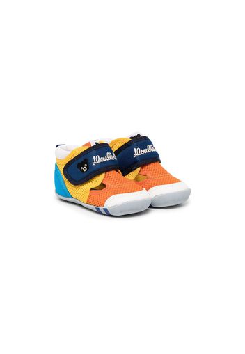 Miki House Sneakers mit Mesh-Einsatz - Orange