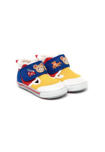 Miki House Sneakers mit Hasen-Patch - Mehrfarbig