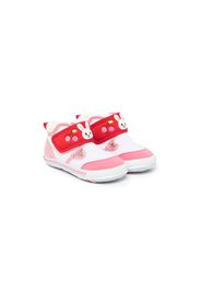 Miki House Sneakers mit Hasenstickerei - Rosa