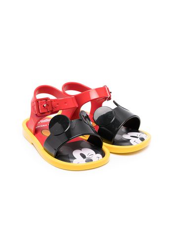 Mini Melissa Sandalen mit Micky Maus - Rot