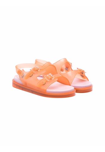 Mini Melissa Sandalen mit Schnallen - Orange