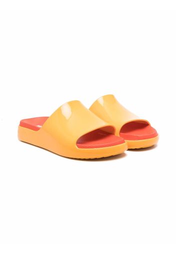 Mini Melissa slip-on single-strap sandals - Orange