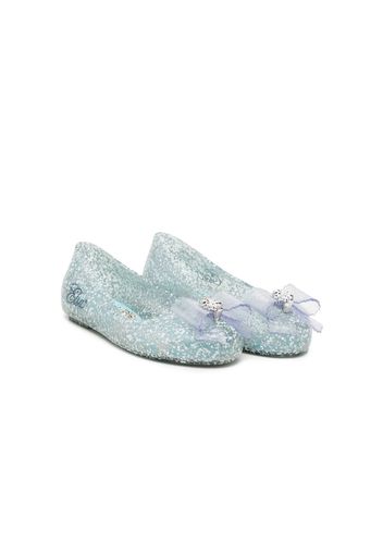 Mini Melissa Ballerinas mit Schleifendetail - Blau