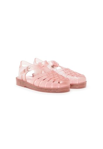 Mini Melissa round-toe buckle-fastening sandals - Rosa