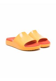 Mini Melissa slip-on single-strap sandals - Orange