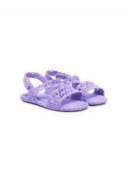 Mini Melissa open-toe touch-strap sandals - Violett