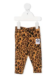 Mini Rodini Jogginghose mit Leoparden-Print - Braun