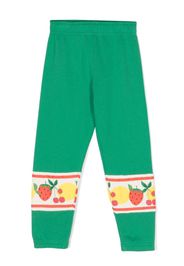 Mini Rodini fruit-print organic cotton trousers - Grün