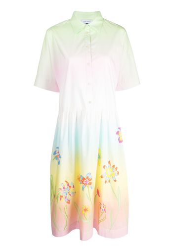 Mira Mikati Meadow of Joy-print shirt dress - Mehrfarbig