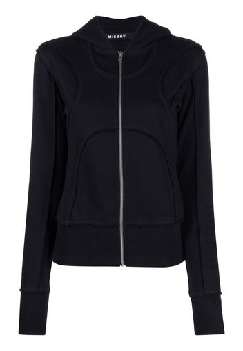 MISBHV padded zip-up hoodie - Schwarz