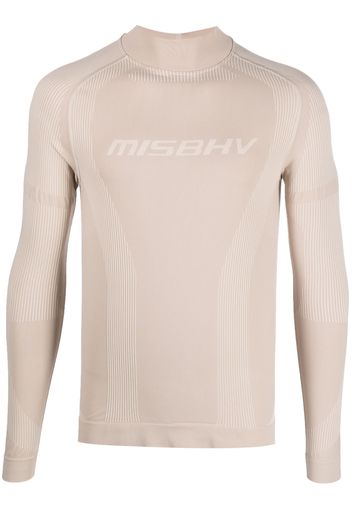 MISBHV high-neck compression top - Nude